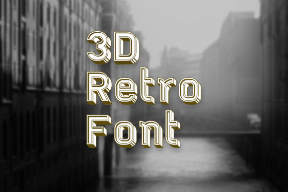 3d Retro: Your Next Favorite Display Typeface