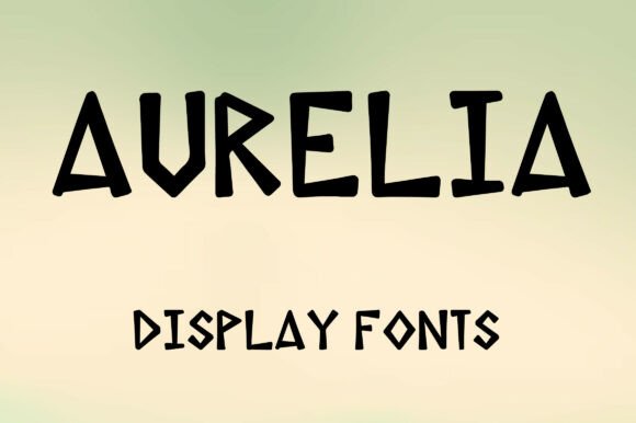 Aurelia: Bold Display Font for Modern Design