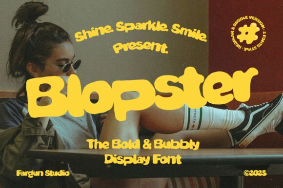 Blopster: Your New Playful Display Typeface