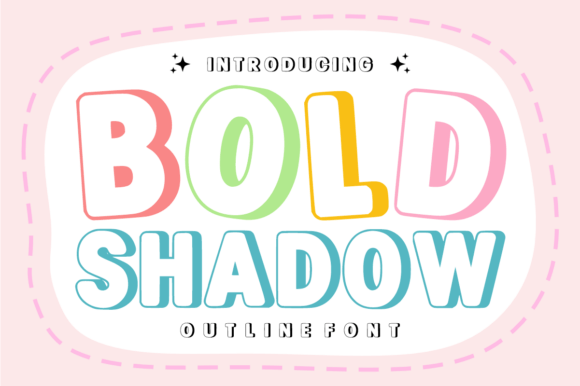 Bold Shadow: Dynamic 3D Display Font for Impactful Design