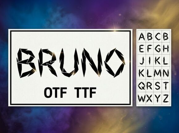 Bruno: The Avant-Garde Display Font for Bold Designs