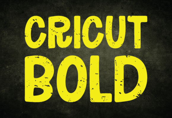 Cricut Bold: The Rugged Display Font for Impactful Designs