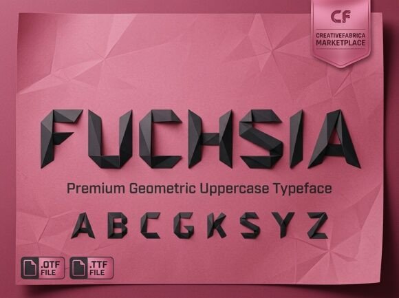 Discover Fuchsia: The Geometric Display Typeface