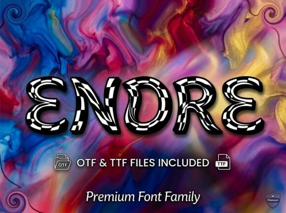 Endre: A Striking Display Typeface for Bold Creations