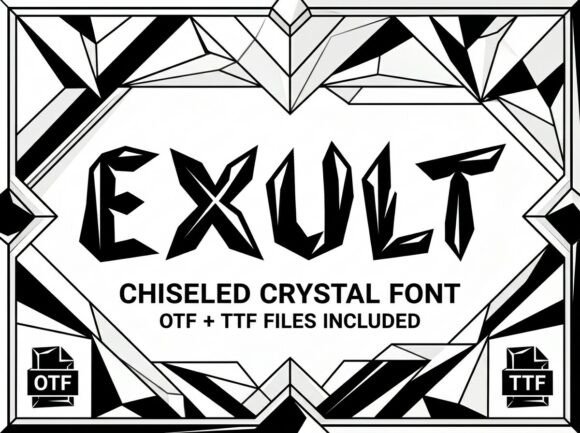 Exult: A Bold Display Font for Standout Design