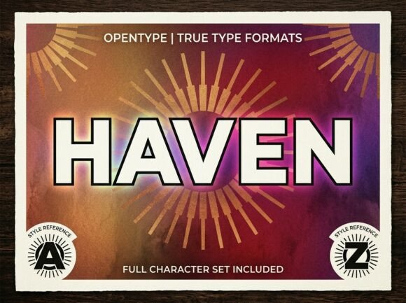 Haven: A Display Typeface That Commands Attention