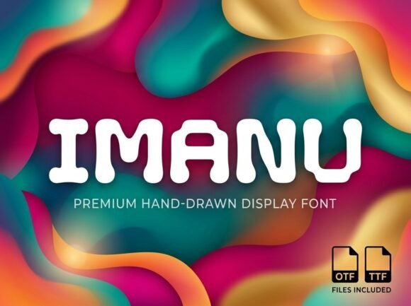 Imanu: A Bold Display Font for Striking Design
