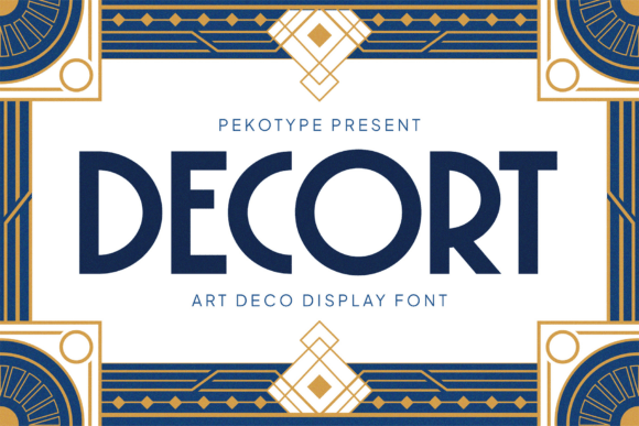 Introducing Decort: The Art Deco Font for Luxury Design
