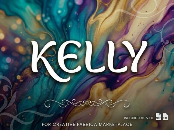 Kelly: A Bold Display Font for Eye-Catching Designs