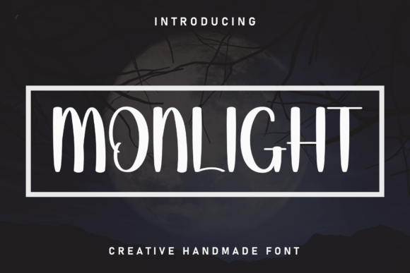 Monlight: A Handwritten Display Font for Joyful Designs