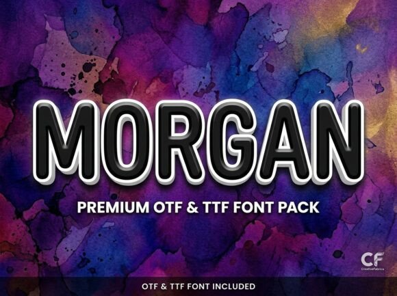 Morgan: A Bold Display Font for Creative Impact