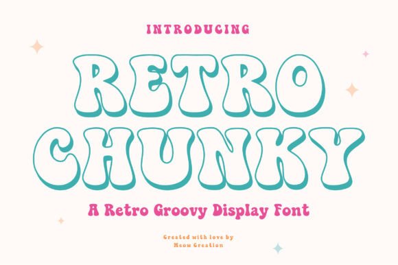 Retro Chunky: Bold 70s Display Font