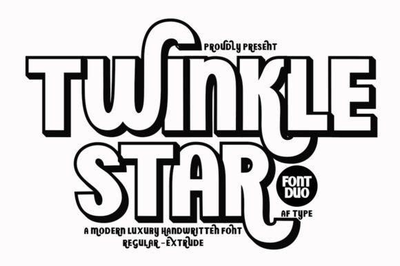 Twinkle Star: A Captivating Display Font for Modern Design
