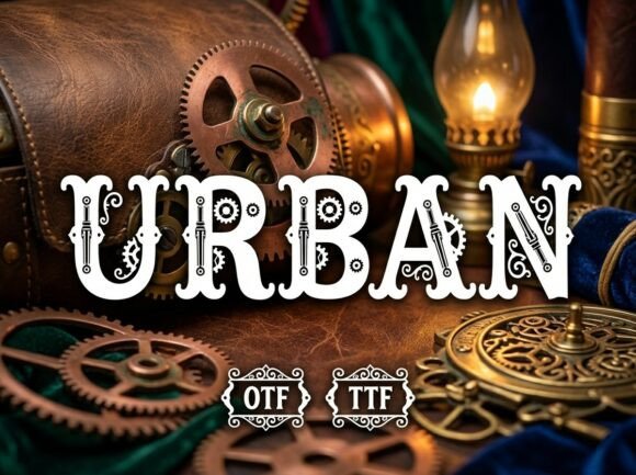 Urban: A Decorative Display Font for Bold Creators