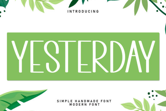 Yesterday: A Delightful Handwritten Font for Every Project